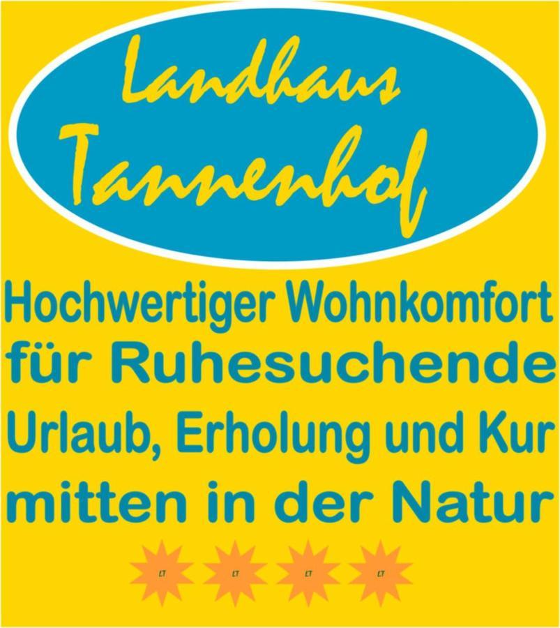 Ferienwohnungen Landhaus Tannenhof Bischofsgrün Exteriér fotografie